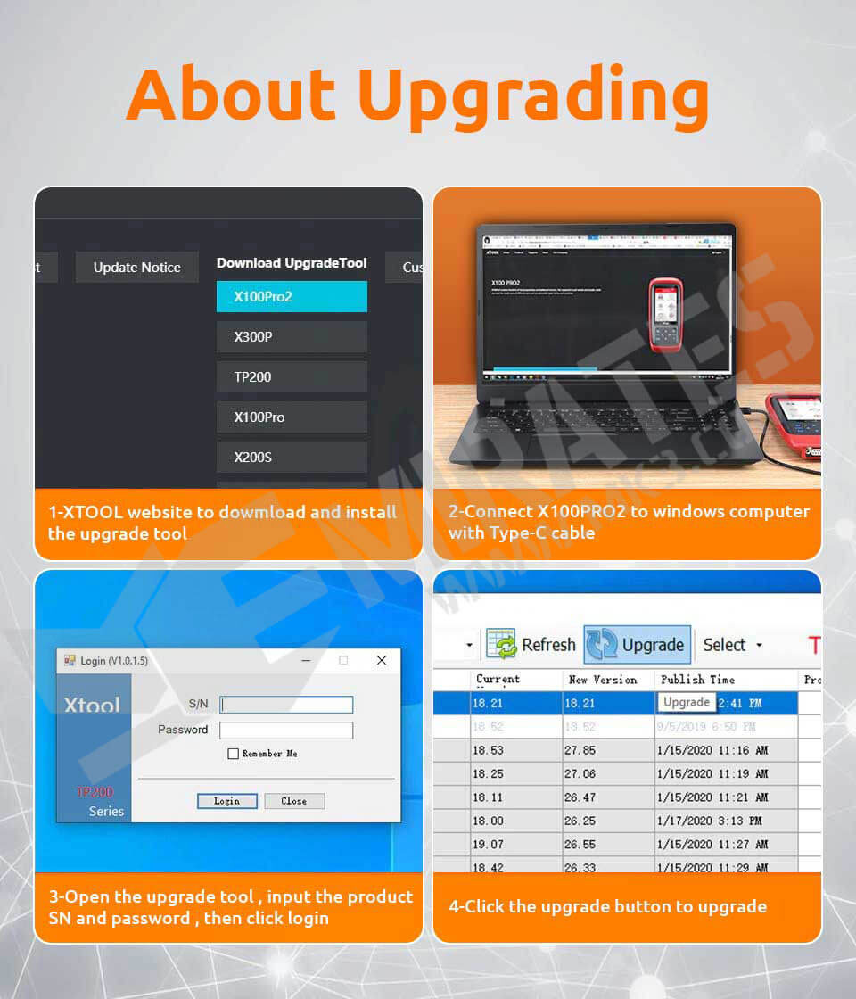 Connect X100 Pro2 To Your Laptop By Type-C Cable