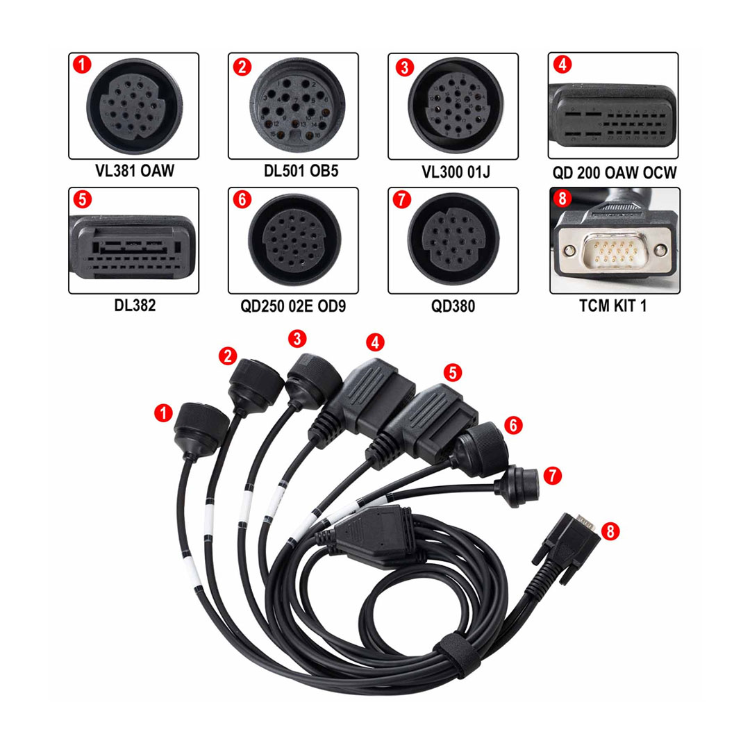 OBDstar VW 7-in-1 TCM Cable Kit Supports ECU Clone, Diagnostic And Other Functions For VW Automatic Transmission | Emirates Keys