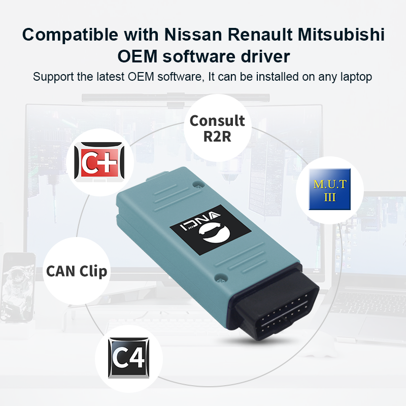 New VNCI RNM Nissan, Renault, Mitsubishi Diagnostic Interface Compatible With Original Software Driver, Support latest CONSULT-III Plus, R2R, CONSULT-IV Software | Emirates Keys