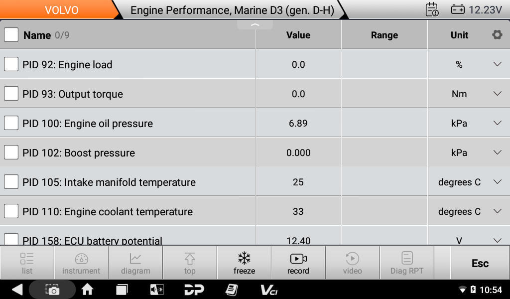 ISCAN PRO VOLVO (MARINE) ISCAN PRO VOLVO (MARINE)