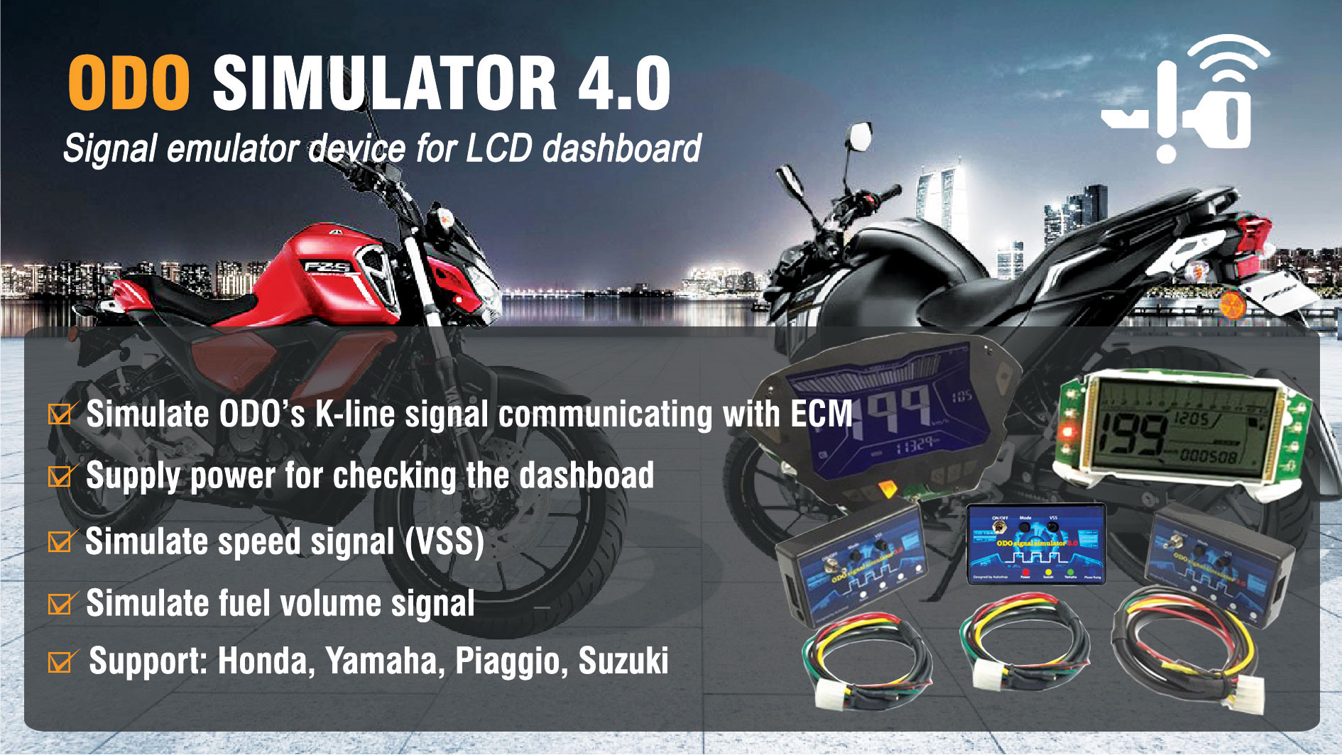New AutoShop ODO Simulator K-Line, Speed, Fuel Level Emulator , assisting repairers in LCD dashboard | Emirates Keys