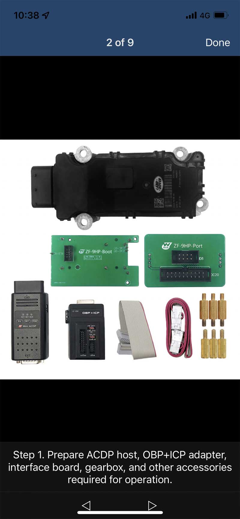  Clone ZF-9HP Gearbox with Yanhua Mini ACDP Module 28 2