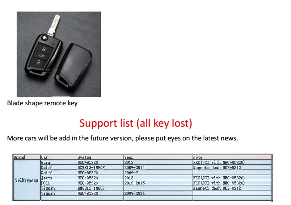 JMD Assistant Handy Baby OBD Adapter To Read Out Data From Volkswagen Support all key lost VW | Emirates Keys